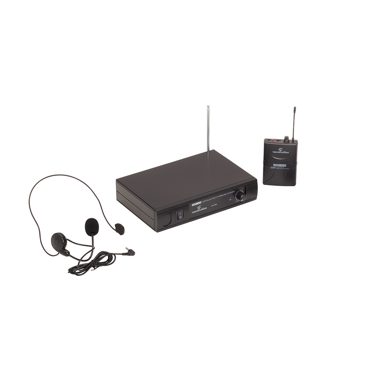RADIOMIC. VHF SOUNDSATION WF-V11PD BODYPACK + HEADSET 209.80MHz
