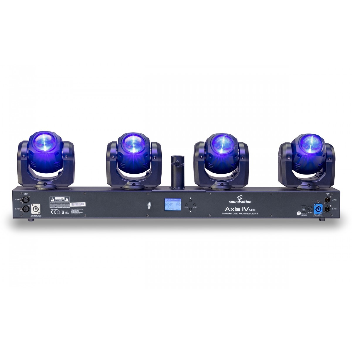 BARRA 4 TESTE MOBILI BEAM SOUNDSATION AXIS IV MKII 4x32W RGBW 4IN1_2