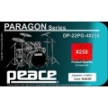 BATTERIA PEACE PARAGON DP-22PG-4-C1 #258 FIREBALL SPARKLE_5
