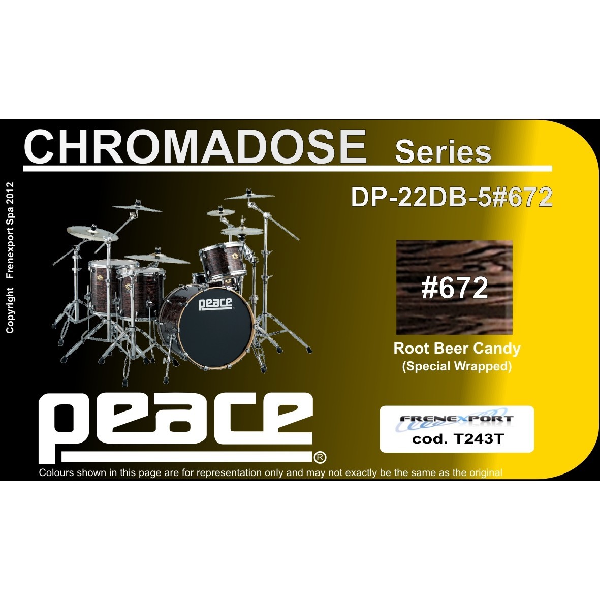 BATTERIA PEACE DP-22DB-5 #672 ROOT BEER CANDY_2