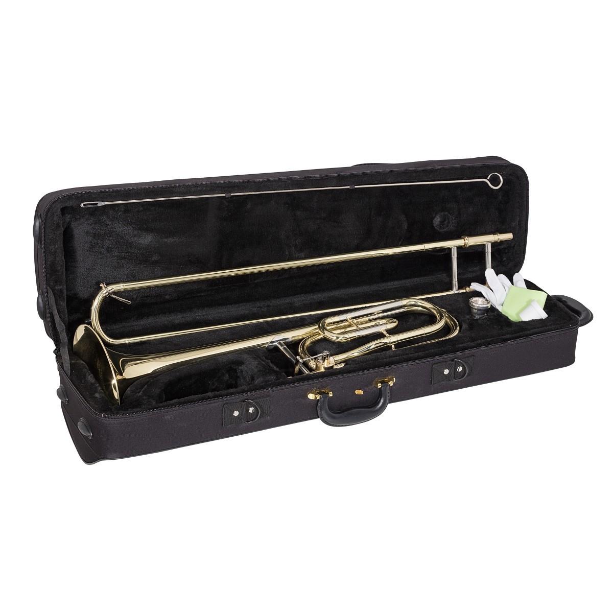 TROMBONE A TIRO CON RITORTA IN FA STBF-20G in Sib/Fa  GOLD SOUNDSATION_3